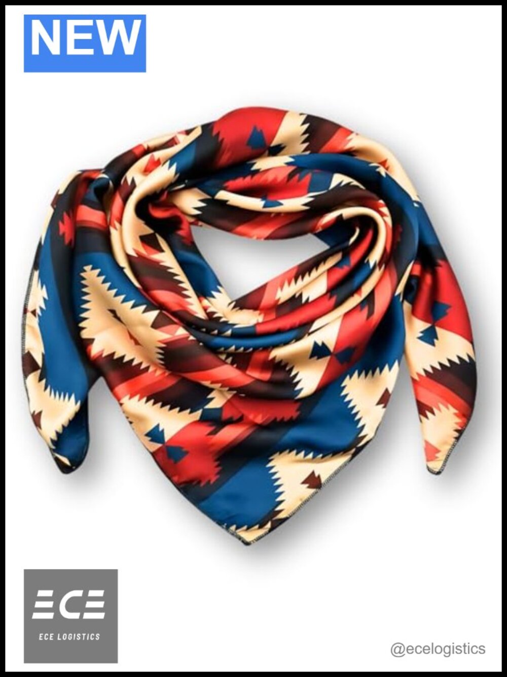 Silk Blend Wild Rag Scarf 36 Inch Western Cowboy Bandana Square Paisley